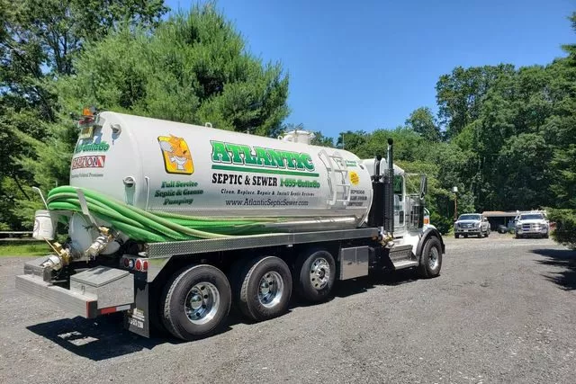 Atlantic Sitton Services truck heads out from the parking lotAtlantic Sitton Services truck heads out from the parking lot